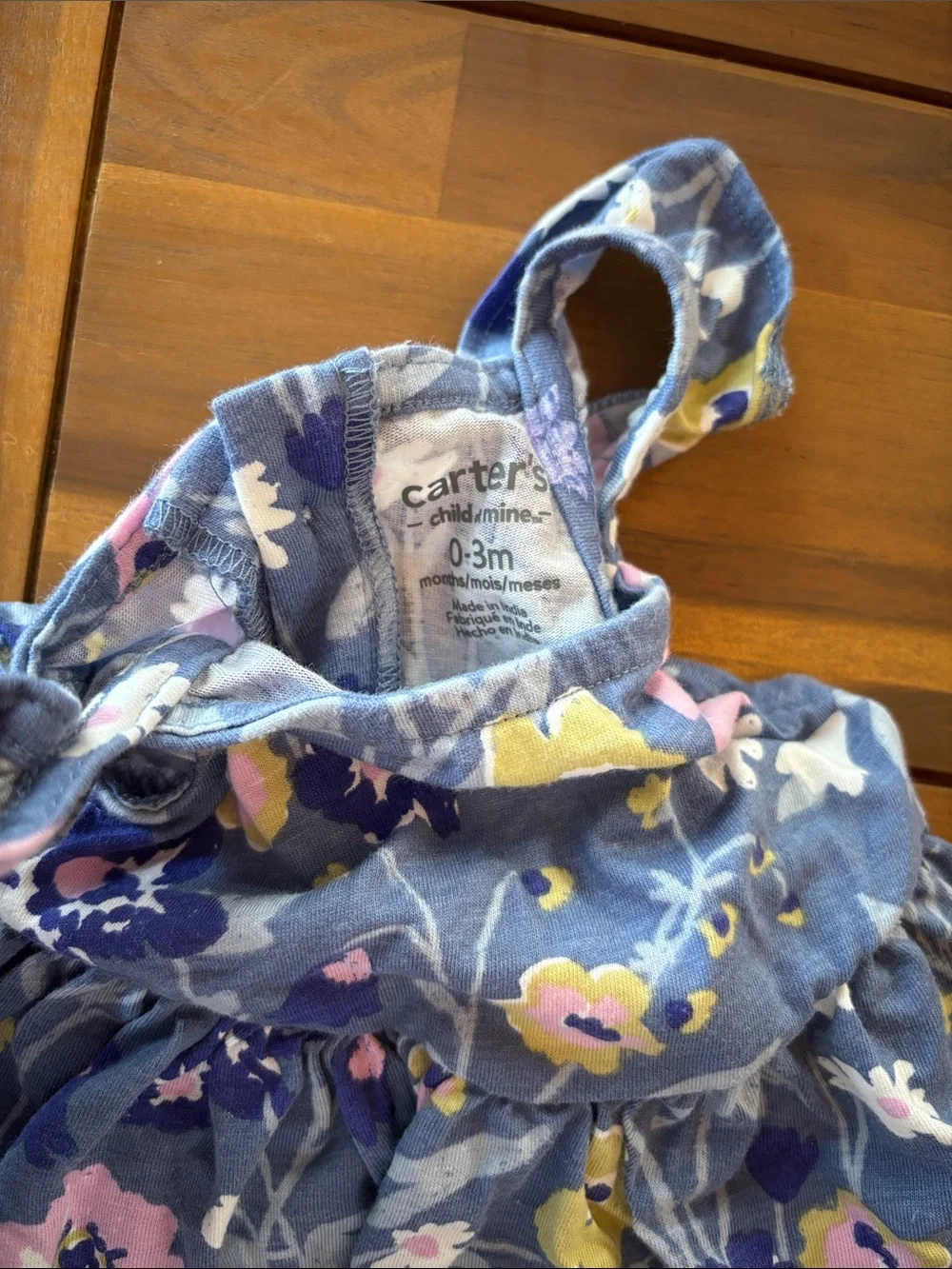 Carter's Floral Navy, Pink and White Baby Matching Sets